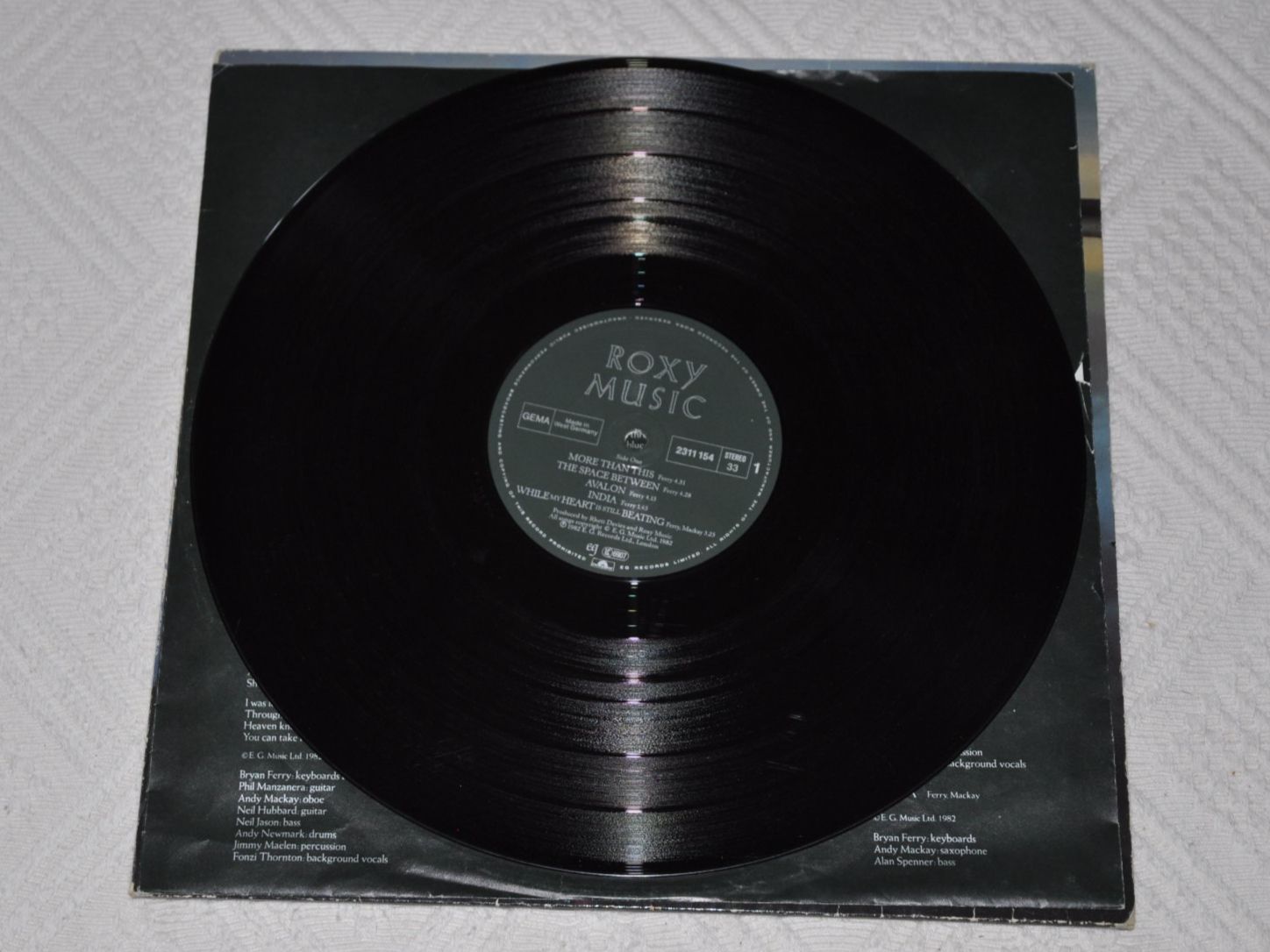 Schallplatten: LP Roxy Music - Avalon – Gebraucht aus Boll von Theodora15 4