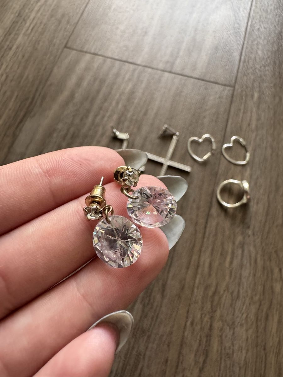 Orecchini pendenti & Orecchini a lobo: 💍EARRING SET WITH A RING💍 – Usato da Dietikon venduto da athiinax 3