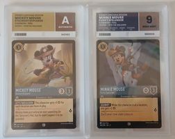 Lorcana – Duo de cartes gradées Mickey & Minnie