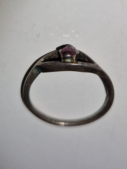 Anelli: Antiker Silberring mit Stein Durchmesser 1.6 cm Silber 925 – Usato da Dorf venduto da Echo_Elements