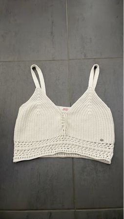 Crop top d'été en crochet Pull&bear