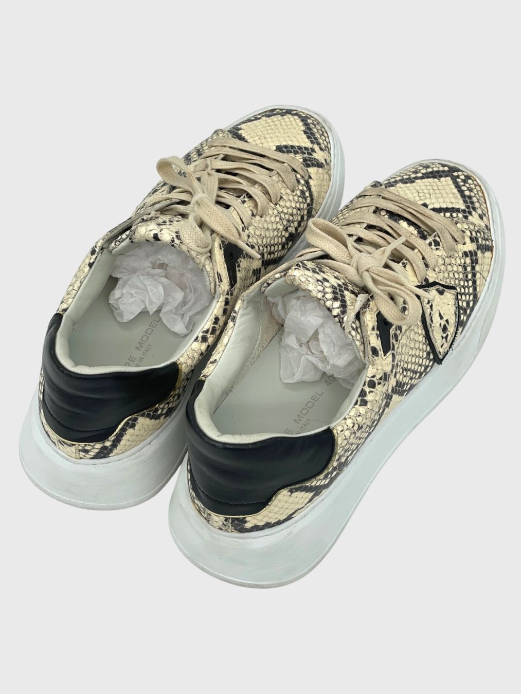 Damenschuhe: Philippe Model Temple Low Top Sneaker EU 40 Mehrfarbig – Gebraucht aus Zürich von shoe_shop 3