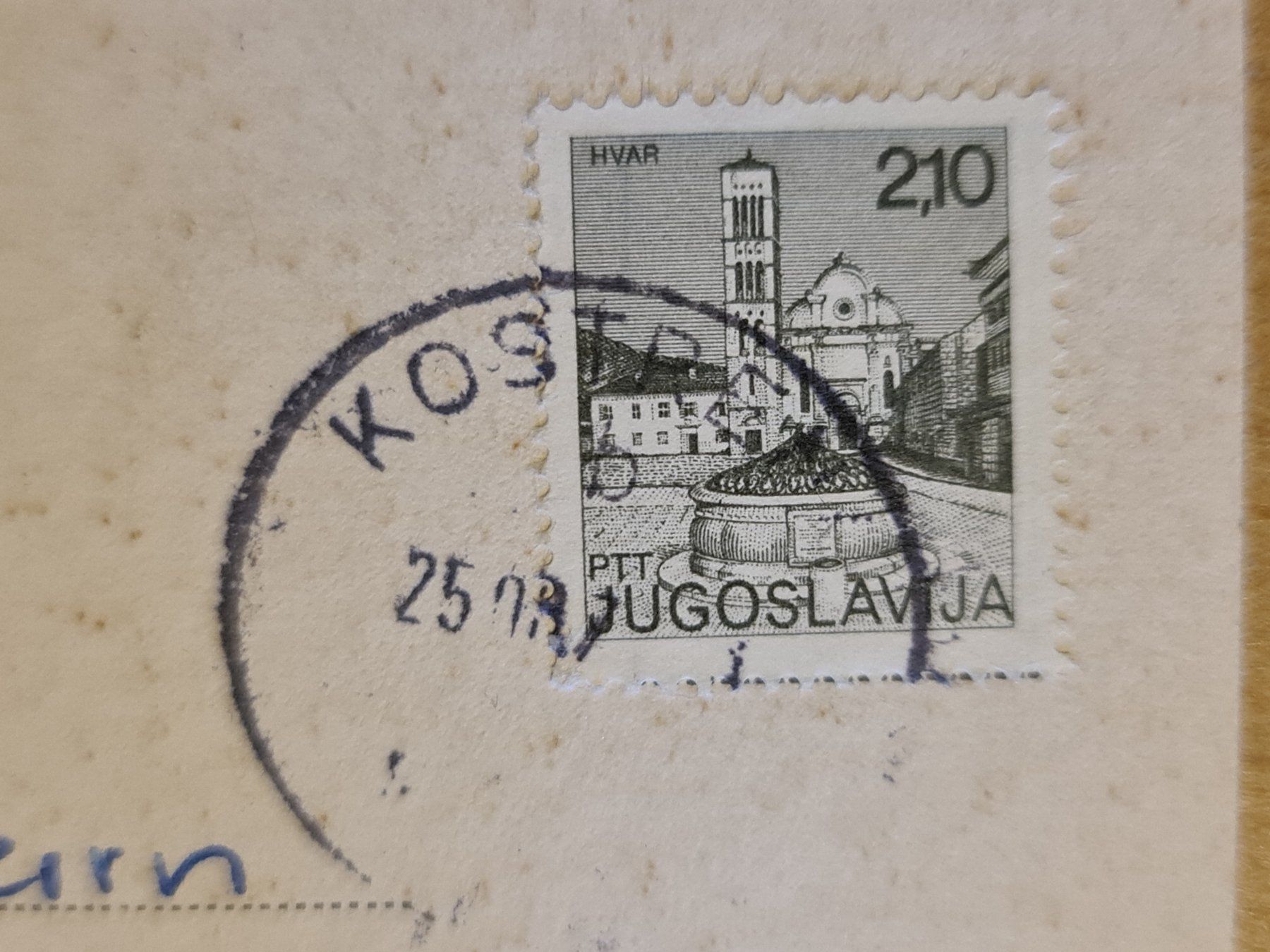Cartoline postali: Ansichtskarte Kostrena Jugoslavia – Usato da Dintikon venduto da Vexi 1