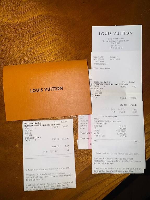 Jeans: Louis Vuitton Flower Carpenter Denim – Usato da Genève venduto da gae_5vrx 2