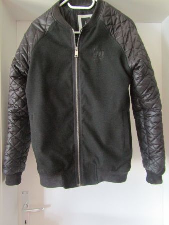Veste noire Bomber homme /idéale mi-saison / /taille L