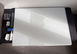 Whiteboard magnetisch mit Zubehör 120x90 cm, guter Zustand