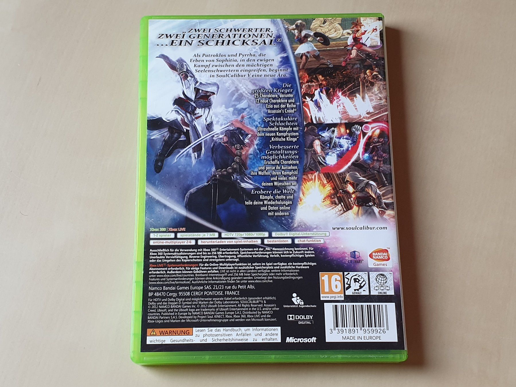 Microsoft Spiele: Soul Calibur V – Gebraucht aus Stansstad von collectorsshop 1