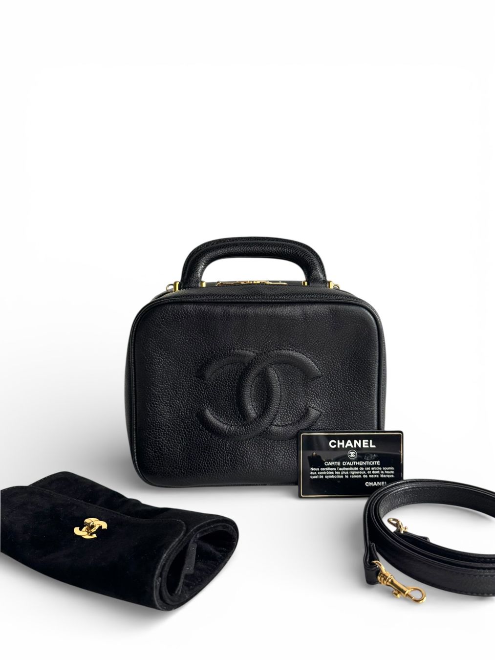 Chanel Borse da donna: CHANEL Caviar Timeless CC Vanity Case Tasche – Usato da Kriens venduto da hannaandkiko