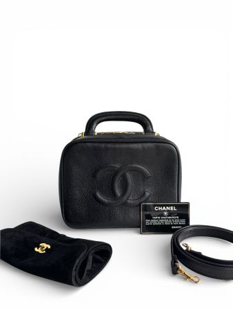 CHANEL Caviar Timeless CC Vanity Case Tasche