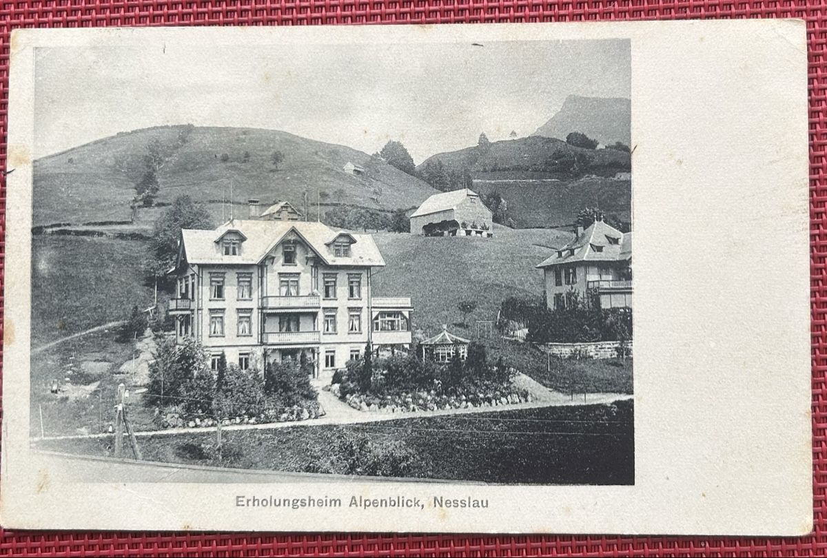 Cartoline postali: Erholungsheim Alpenblick Nesslau  – Usato da Horw venduto da Tellbub