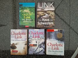 Charlotte Link; Bücherpaket - 5 Bücher Romane / Krimis
