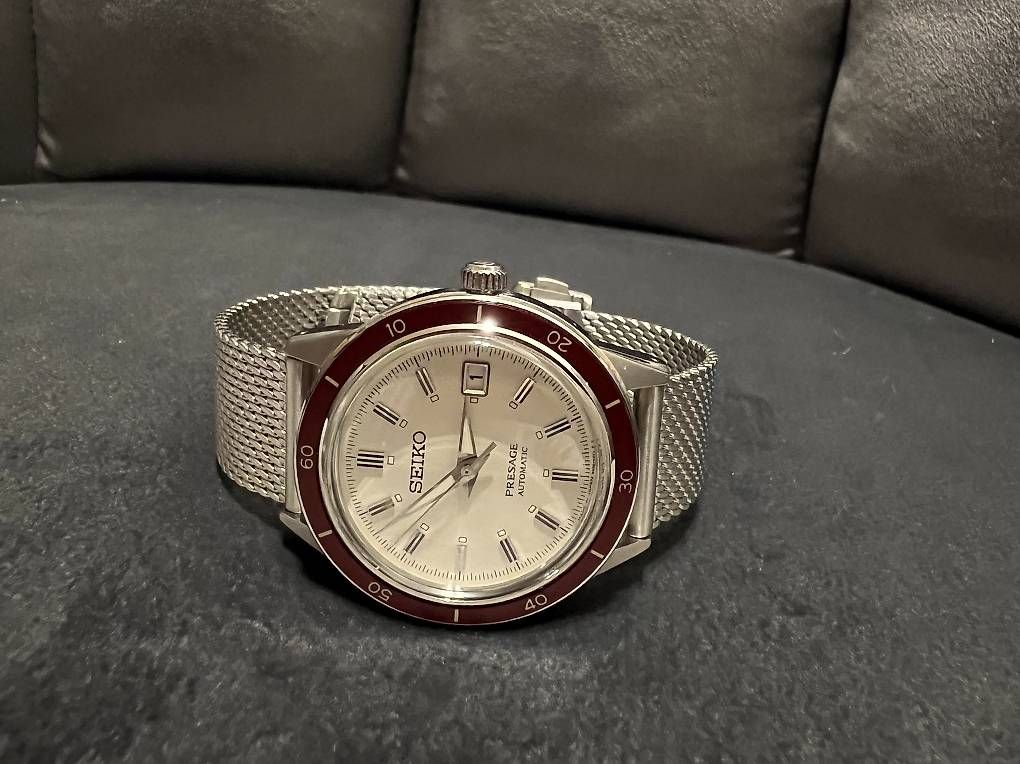 Seiko Orologi: Seiko Presage Automatic Uhr mit Edelstahl-Meshband – Usato da Zürich venduto da sergejmicic 4