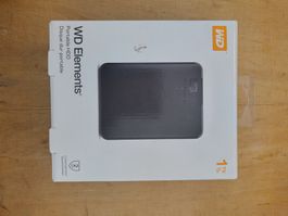 Festplatte "WD Elements": Portable HDD - 1 TB