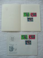 1966 Werbemarken 1 FDC + 1 Faltblatt SBK 439 - 441