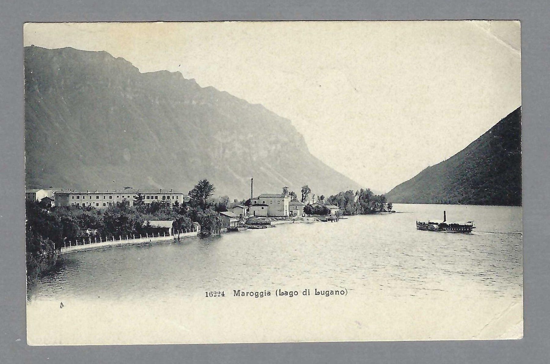 Cartoline postali: 1906, MAROGGIA – Usato da Pura venduto da ulisse1957