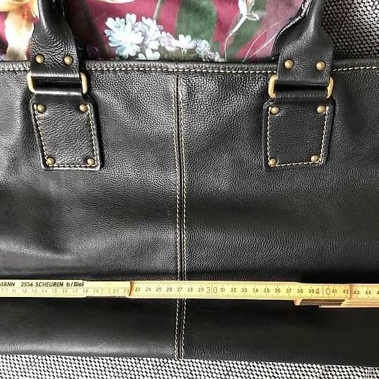 Taschen für Damen: Ledertasche schwarz Marke abro – Gebraucht aus Biel/Bienne von Izzybizzy 4