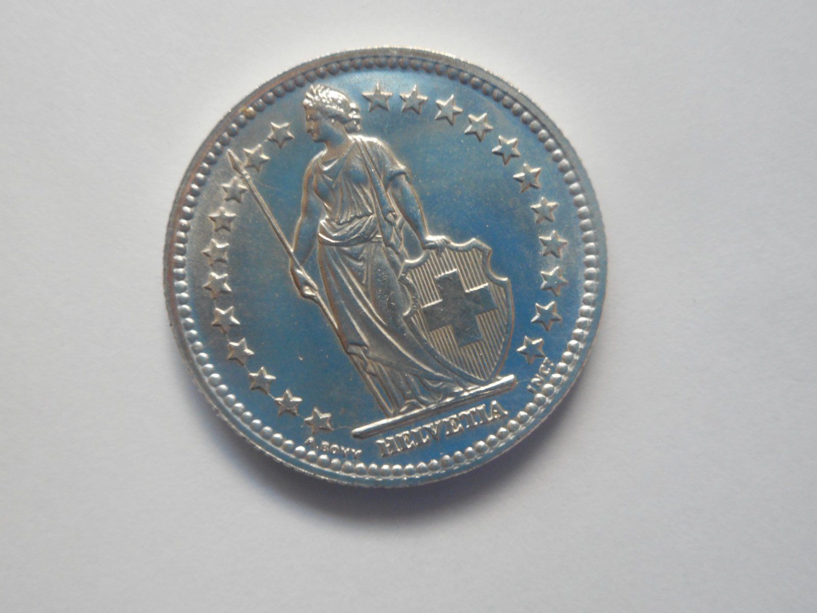 Tutti le monete: 2 Fr. 1953   silber  unz/stgl – Nuovo (secondo la descrizione) da Kriegstetten venduto da pizlad2010 4
