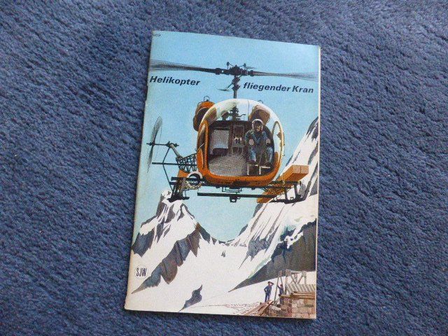 Helikopter,Heliswiss,1968,F.Aebli,Modell-Bogen,Bell 47-G 3 (Gebraucht ...