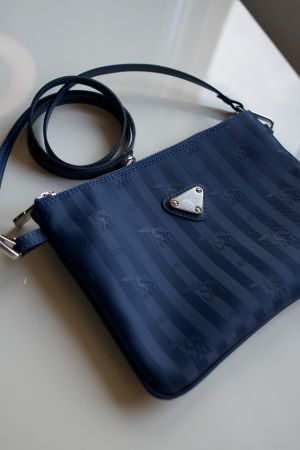 MM Shoulder Bag – Deep Blue / Silver – N