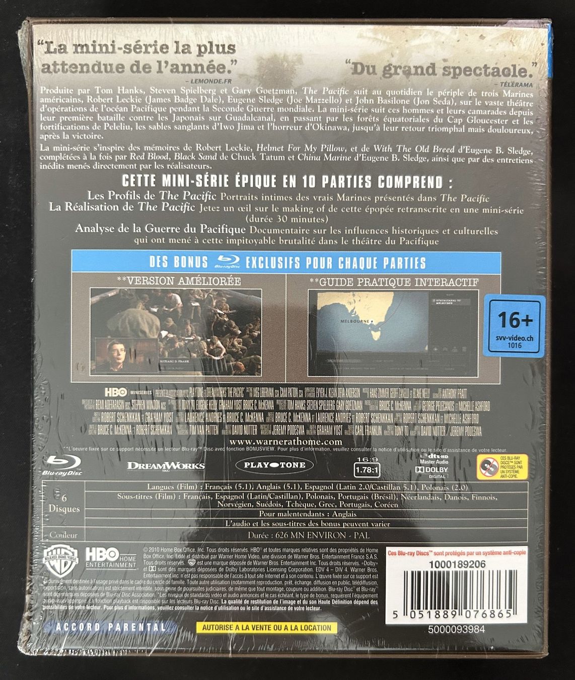 Tutti i DVDs: Blu-ray TV-Show "The Pacific" – Nuovo e nell'imballaggio originale da Corminboeuf venduto da Ld6NVToZQe 1
