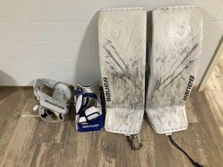 Eishockey Set (Schoner, Fanghandschuh und Stockhandschuh