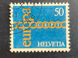 1971 Europamarke (Kette) 50 C. ET (ZNr 497)