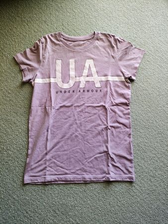 T-Shirt Under Armour Violet Femme XS