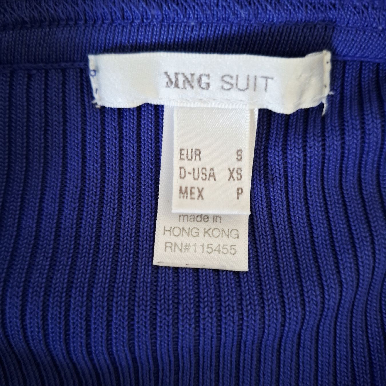 Mango T-shirt: MNG Strickpullover V-Ausschnitt lila/blau Grösse S – Usato da Emmen venduto da Tigerlady 6