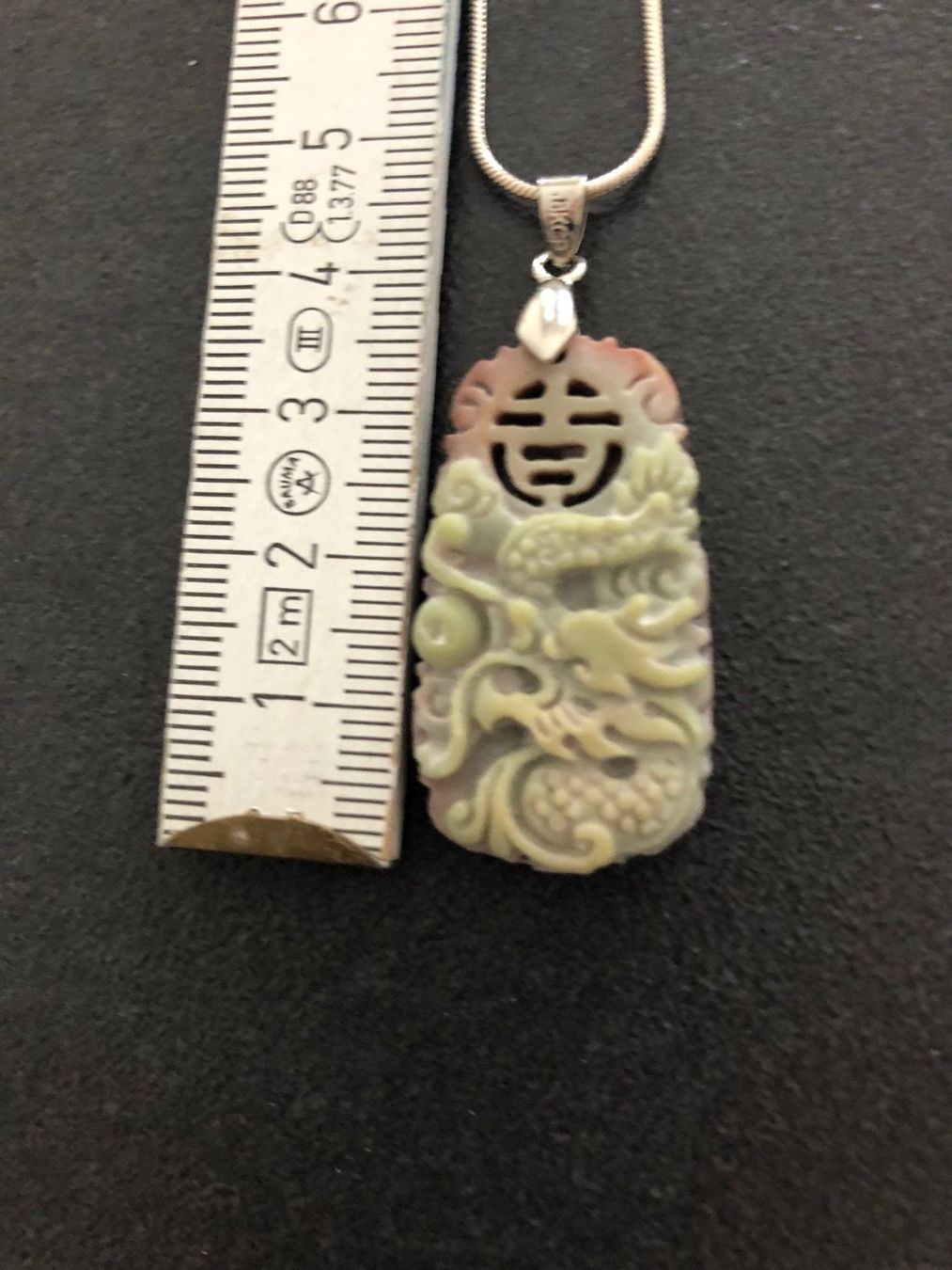 Catenine: Kette 925er Silber mit Dragon Anhänger – Usato da Ebikon venduto da Radeon0 1