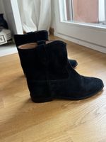 Stiefeletten Isabel Marant Wildleder schwarz Grösse 38