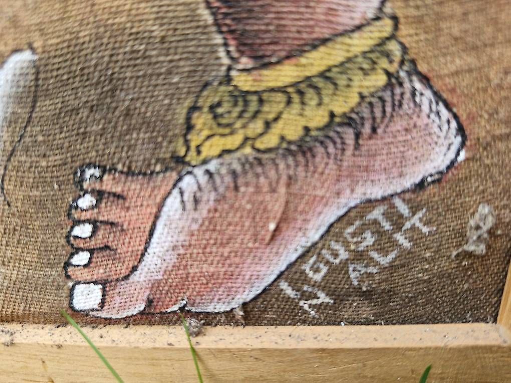 Dipinti: Bali-Bild, handgemalt – Usato da Samstagern venduto da Karibik64 1