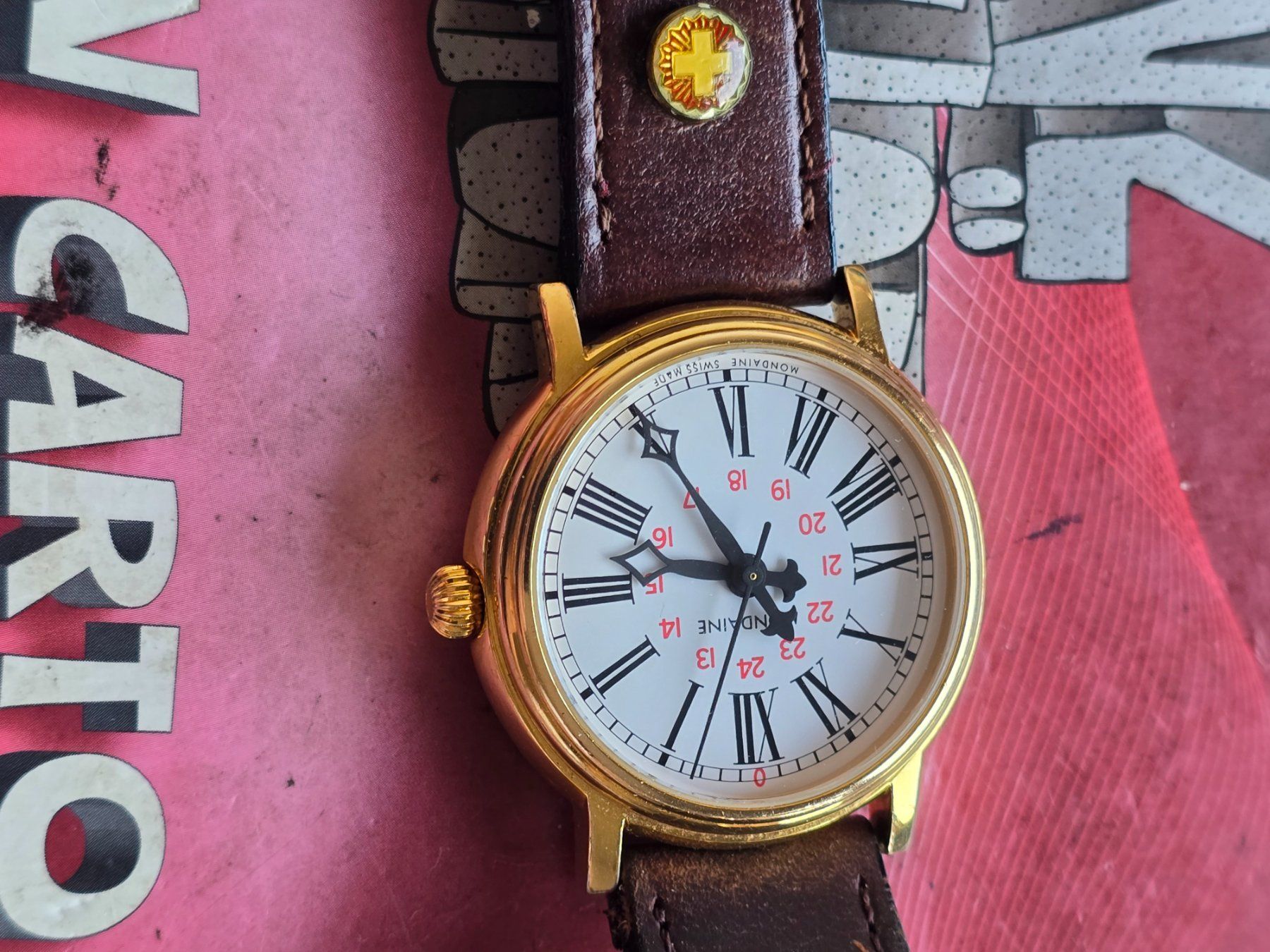 Mondaine Orologi: 427 Mondaine Automatic Jubiläumsedition wunderschoen – Usato da Muri AG venduto da Corredor 4