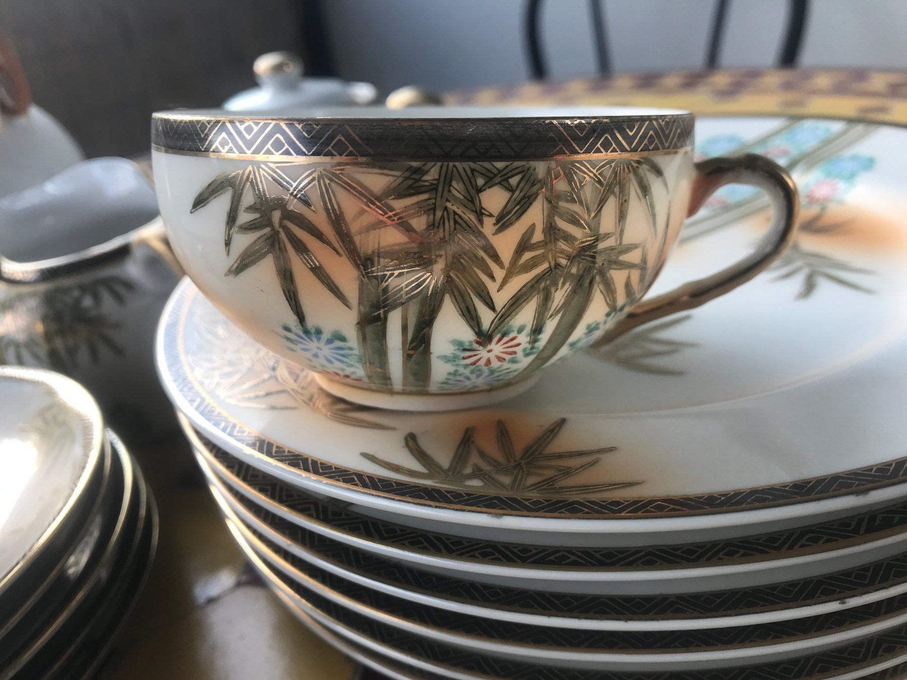 Geschirrsets: Japanese Tea Set vintage 6 persons complete – Gebraucht aus Onex von johnca 5