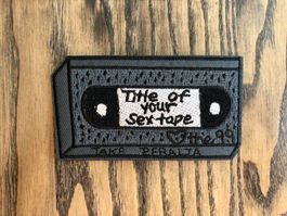 Aufnäher Patch zum Aufbügeln Brooklyn 99 Videokassette