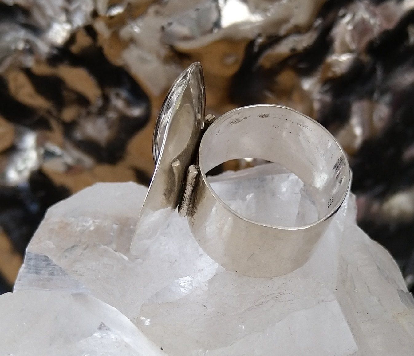 Ringe: MODERNER  RING in 925 SILBER – Gebraucht aus Romanshorn von Glitzer-Paradies 4