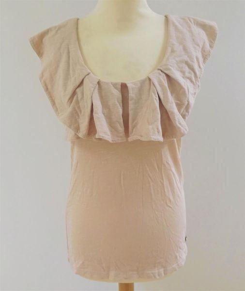 Top: Paris Hilton - Neues Top - beige - Grösse S – Nuovo e nell'imballaggio originale da Zofingen venduto da Justizia_01