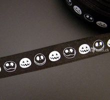 2 m Satinband Schwarz Halloween Basteln Karten