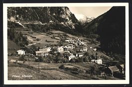 Filisur /Albulatal, Teilansicht mit Berg