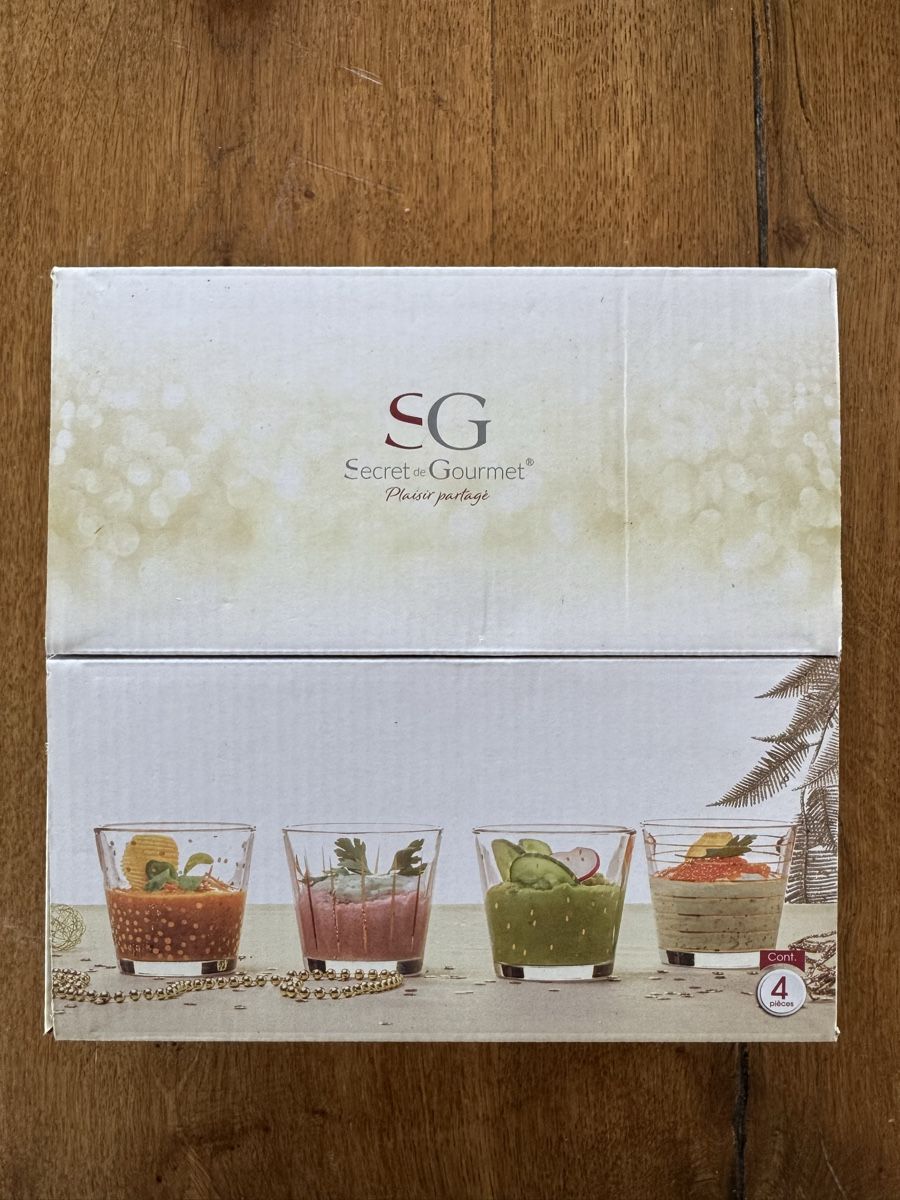 Bicchieri: Gourmet Dessertglas Set – Nuovo (secondo la descrizione) da Spiegel b. Bern venduto da dijaro