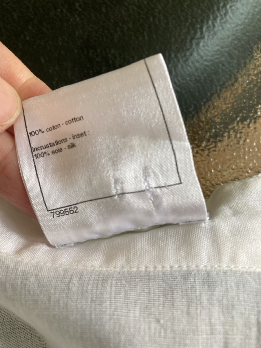 Chanel Blusen: Traumhafte Chanel Sommer Bluse, FR38, Baumwolle Seide – Gebraucht aus Zürich von elegantissima 7