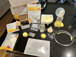 Medela Swing Premium Pack Milchpumpe Set neuwertig