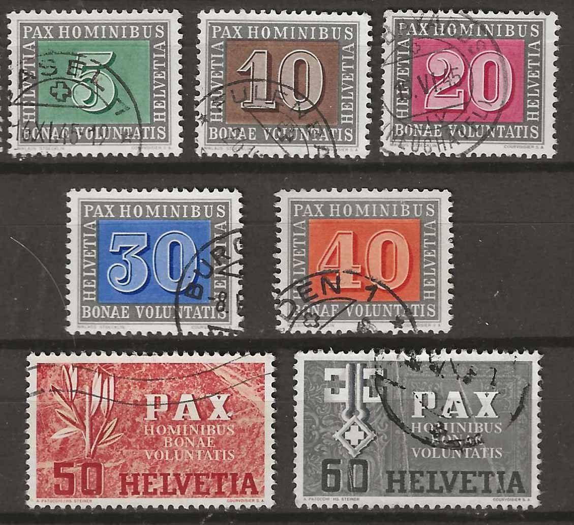 Tutti i francobolli: CH262 - Petit lot Pax obl. – Usato da Trélex venduto da Phil_Albert