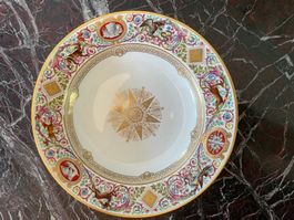 ASSIETTE EN PORCELAINE DE SÈVRES , SERVICE DE LOUIS PHILIPPE