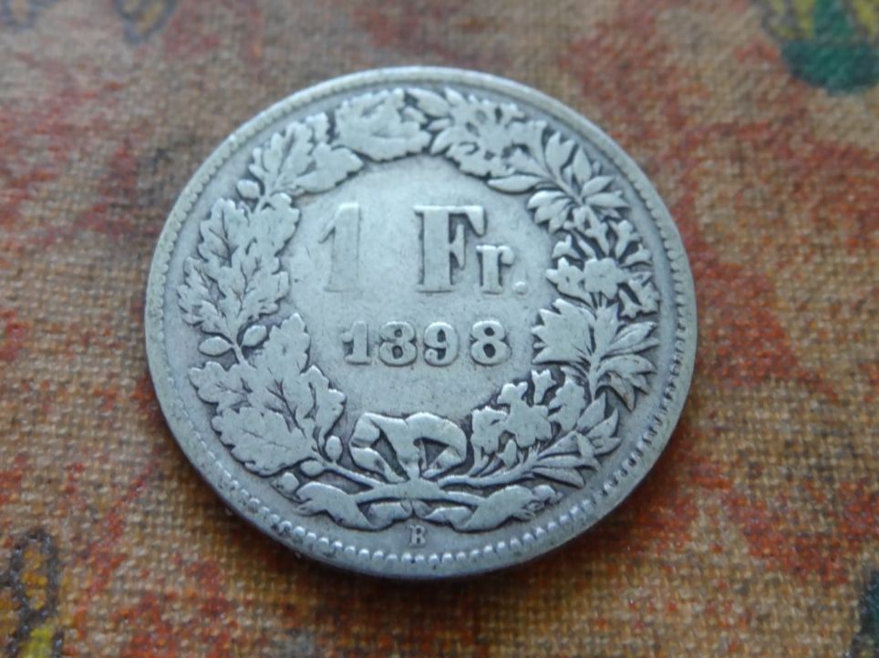 Tutti le monete: 1 Fr. 1898  (E) – Usato da Romanel-sur-Lausanne venduto da Swift13