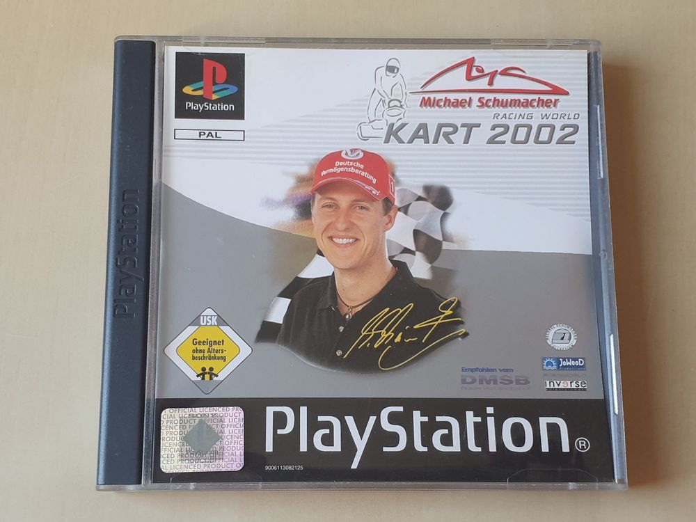 MICHAEL SCHUMACHER RACING WORLD KART 2002 (AVEC NOTICE) - PS1 - JEU FR