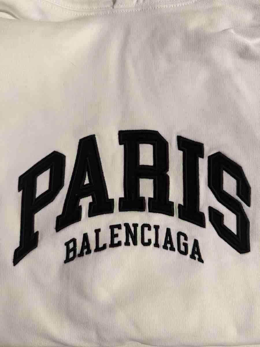 Balenciaga Maglioni & Felpe: Balenciaga Kapuzenpullover weiss Grösse M – Usato da Meggen venduto da O_E 1