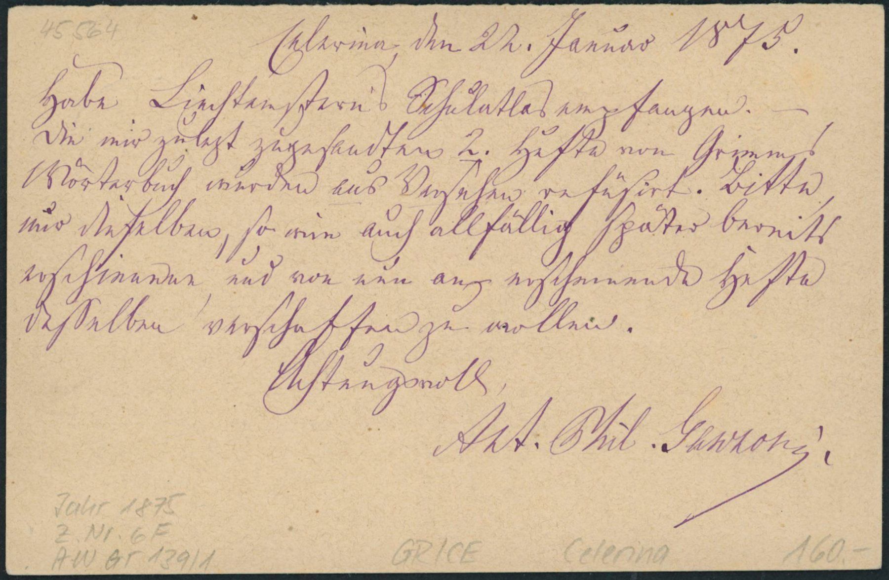 Alle Briefmarken: GR Celerina - Zwergstempel - Karte – Gebraucht aus Schindellegi von leecollect 1