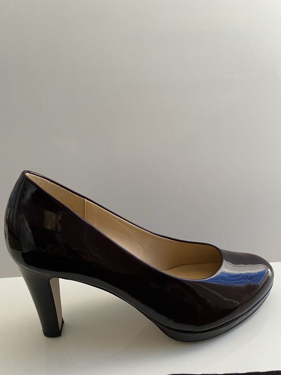 Gabor Scarpe da donna: Gabor Pumps Lackleder, Gr. 39, Burgunderrot – Nuovo (secondo la descrizione) da Schnottwil venduto da Nadesch6