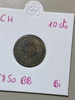 Suisse - 10 centimes - 1850 BB - AG 