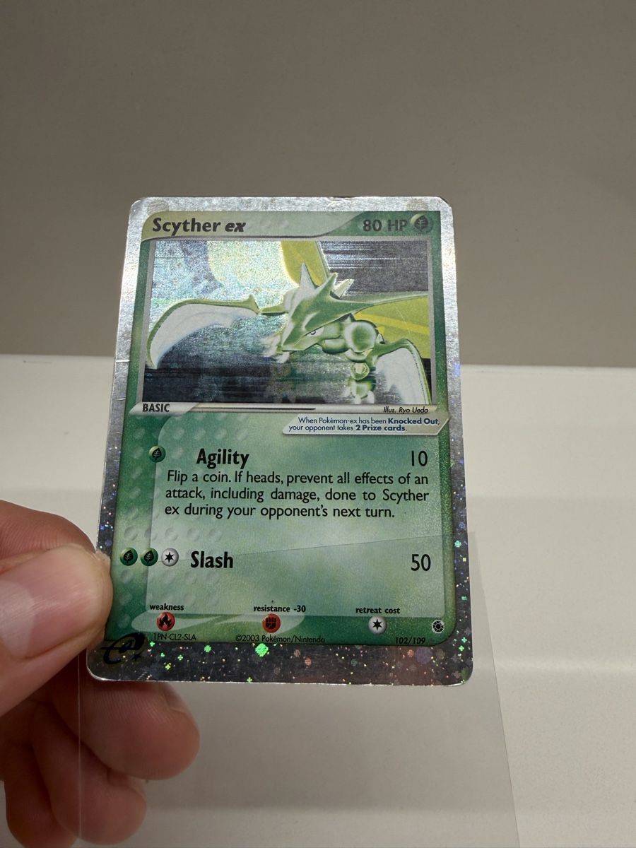 Pokémon Carte collezionabili: Scyther ex Ultra Rare EX Ruby & Sapphire 2003 – Usato da Arlesheim venduto da WungaBunga 3